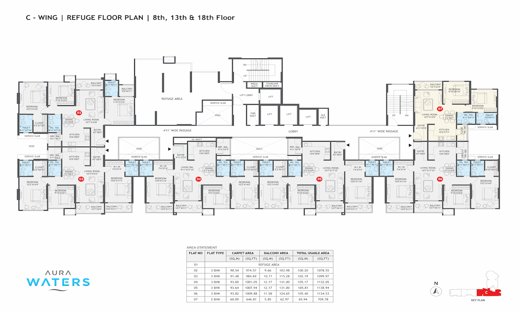Aura Water Floor Plan