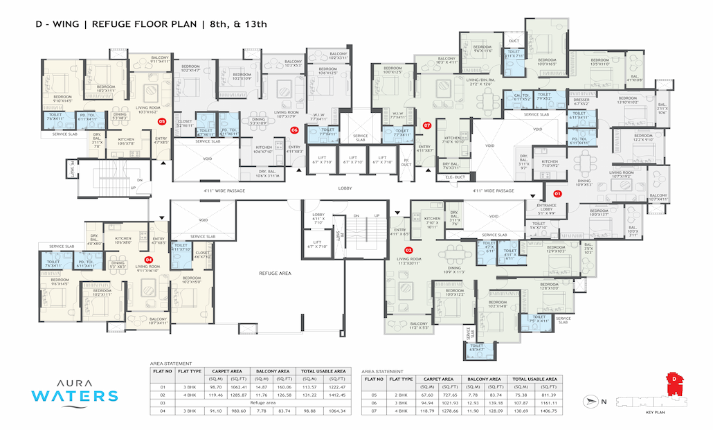 Aura Water Floor Plan